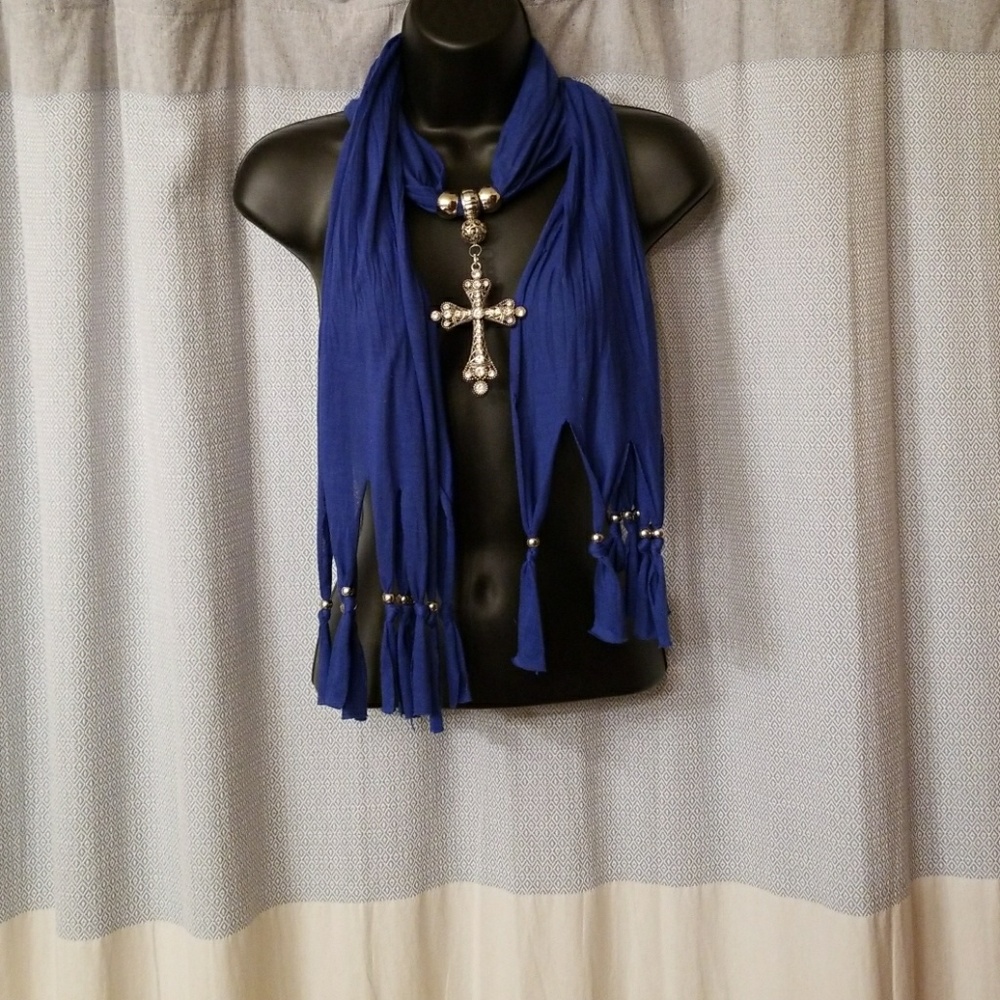 Wrap jewelry scarf